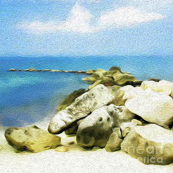 The Jetty at Seven Mile Beach, Grand Cayman - Square by Kenneth Montgomery The Jetty at Seven Mile Beach, Grand Cayman - Square by Kenneth Montgomery